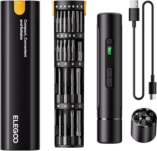 ELEGOO 35-in-1 Electric Type-C Rechargeable Screwdriver Set 1500mAh Battery