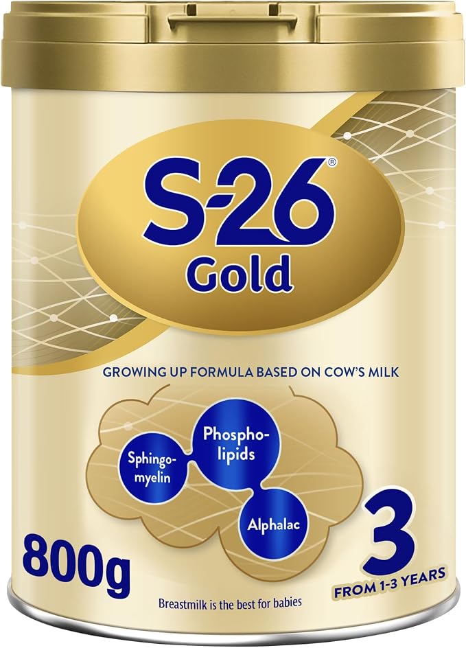 S26 Gold Stage 3 Growing Up Formula, From 1 to 3 Years, 800g