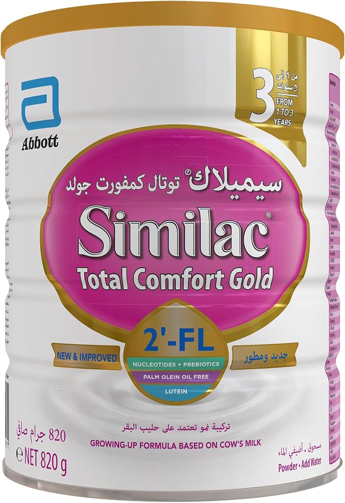 Similac Total Comfort 3 Growing Up Formula For 1-3 Years 820g