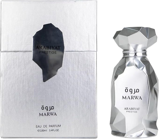 My Perfumes MARWA from ARABIYAT PRESTIGE Eau De Parfum for Men and Women 100ml