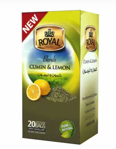 Royal Herbs Cumin Lemon 20 Tea Bags