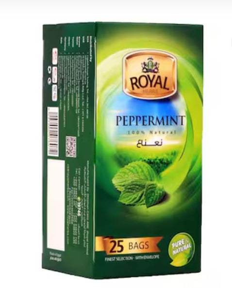 Royal Herbs Peppermint 25 Tea Bags